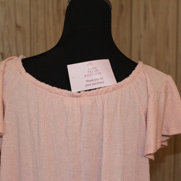 FALL SALE Kye Mi Women's Summer Short Lush Trend Boutique Blush Pink M & L NWT'S - Picture 7 of 13